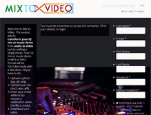 Tablet Screenshot of mixtovideo.com
